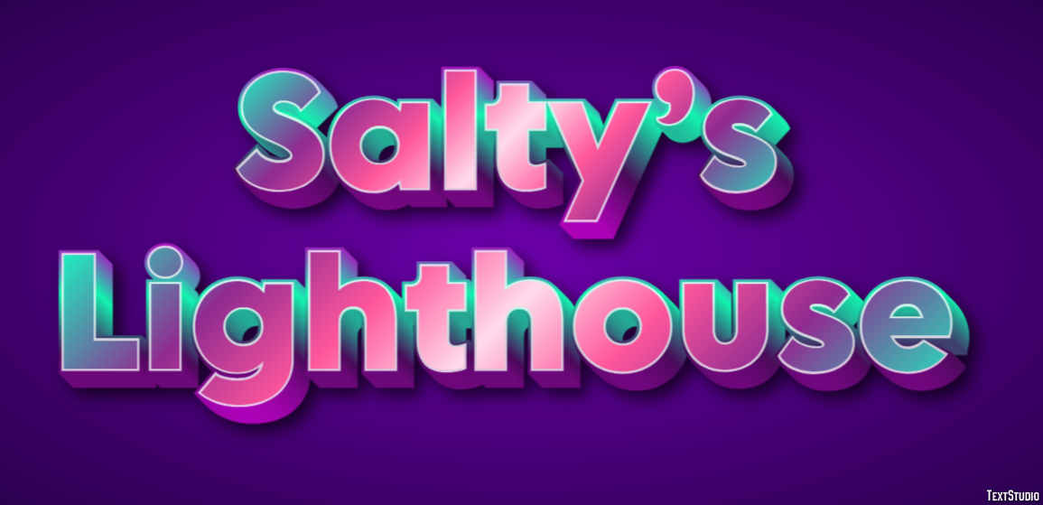 Salty’s Lighthouse Text Effect