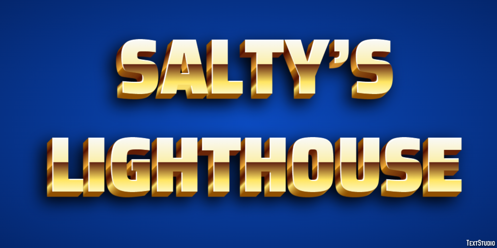 Salty’s Lighthouse Text Effect