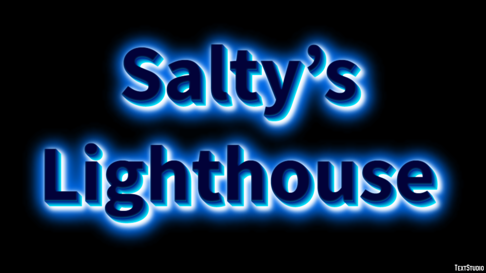 Salty’s Lighthouse Effetto testo