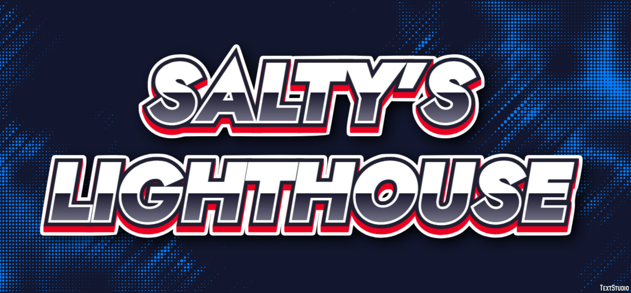 Salty’s Lighthouse Effetto testo