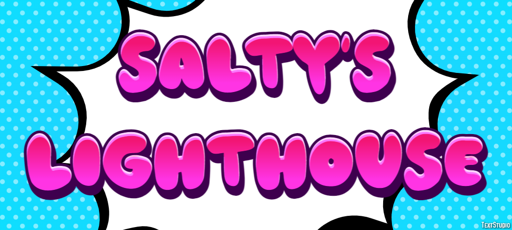 Salty’s Lighthouse Effetto testo