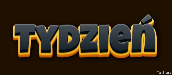 Tydzień Efekt tekstowy