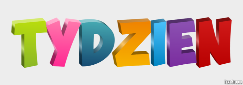 Tydzień Tekst Effect