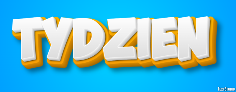 Tydzień Efekt tekstowy