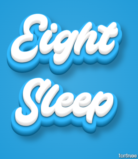 Eight Sleep Texteffekt