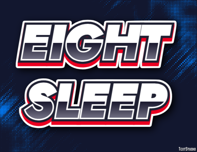 Eight Sleep Texteffekt