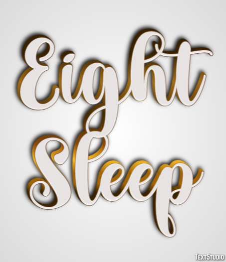Eight Sleep Texteffekt
