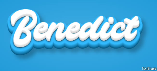 Benedict Эффект текста