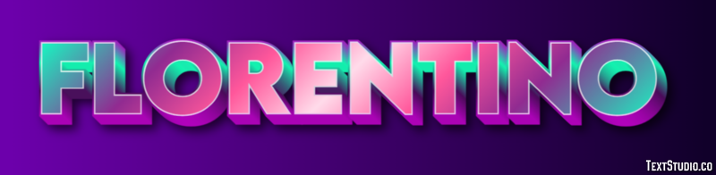 Florentino Texteffekt
