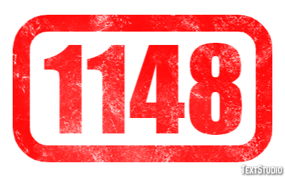 1148 Text effect
