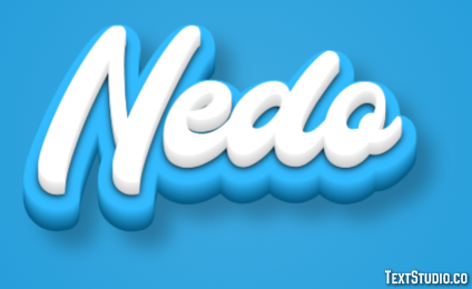 Nedo Effetto testo