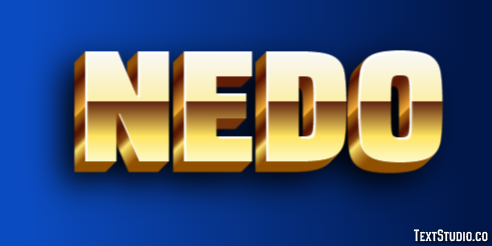 Nedo Effetto testo