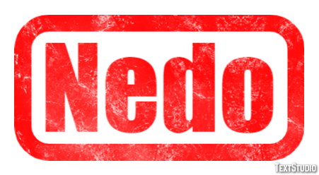 Nedo Effetto testo