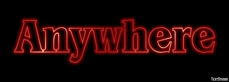 Anywhere Texteffekt