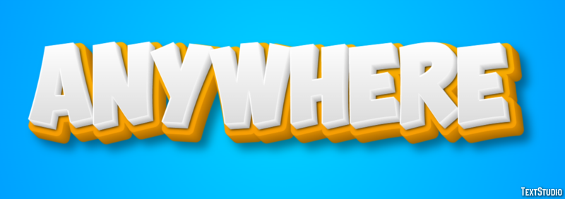 Anywhere Text Effect