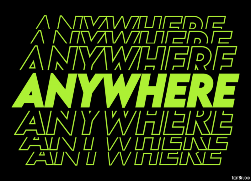 Anywhere Text Effect