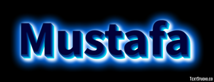 Mustafa Efecto de Texto