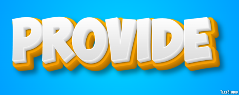 Provide Text Effect