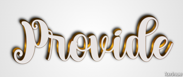 Provide Text Effect