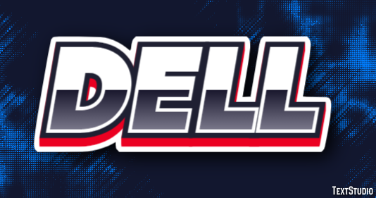Dell Text Effect