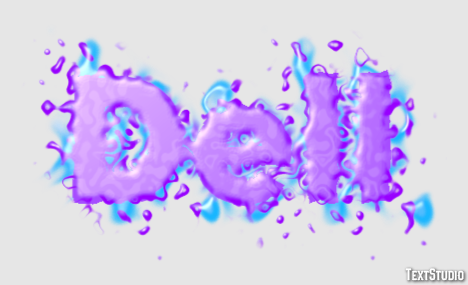 Dell Text Effect