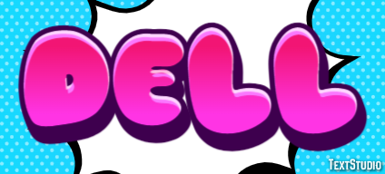 Dell Text Effect