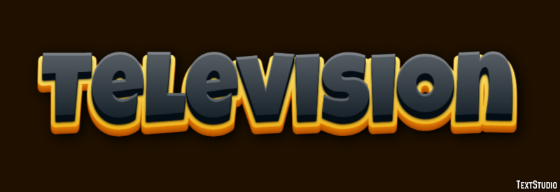 Television Text Effect