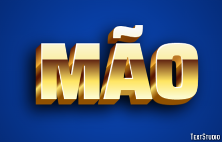 Mão Text Effect
