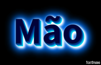 Mão Text Effect