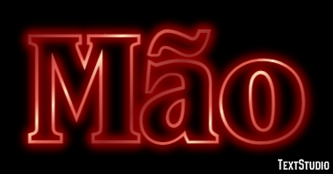 Mão Text Effect