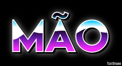 Mão Text effect