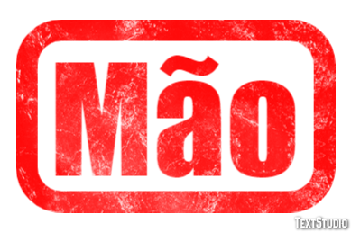 Mão Text effect