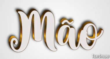 Mão Text Effect