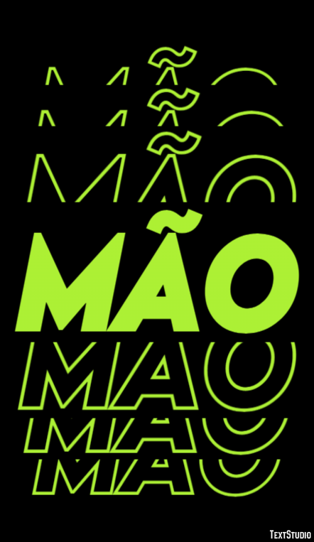 Mão Text Effect