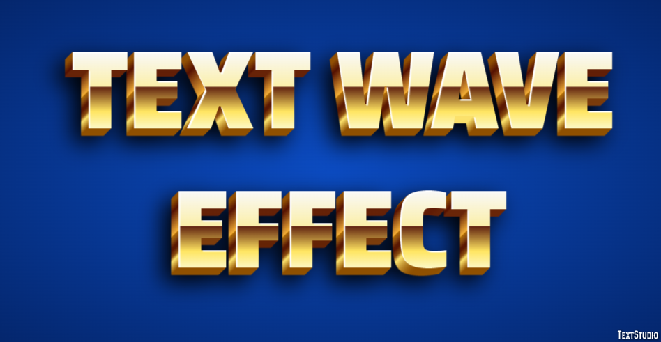 Text Wave Effect Text Effect