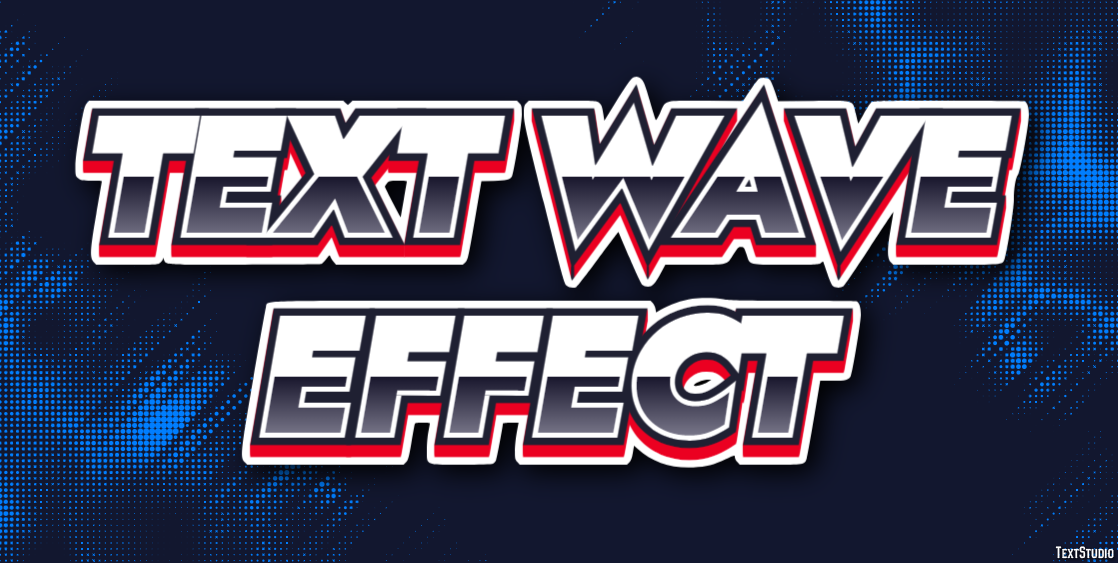 Text Wave Effect Text Effect