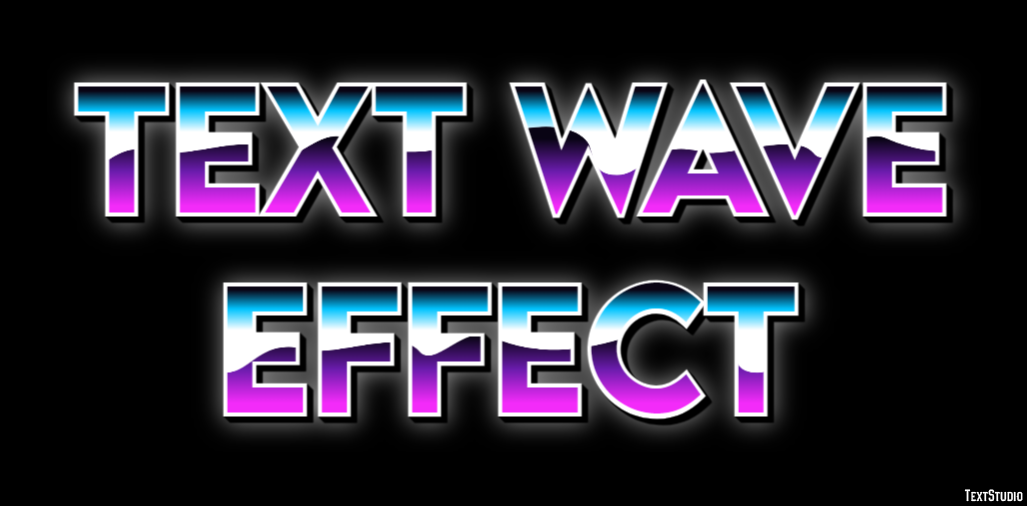Text Wave Effect Эффект текста