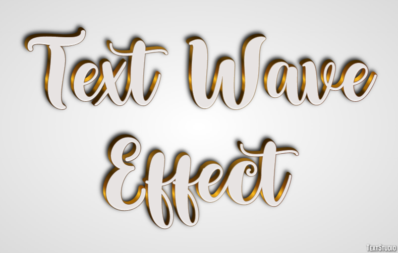 Text Wave Effect Text Effect