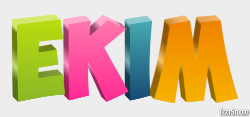 Ekim Text Effect