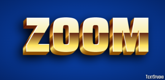 Zoom Text effect