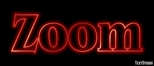 Zoom Text effect