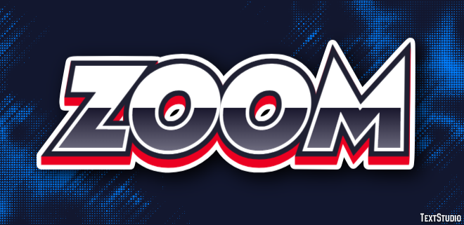 Zoom Text effect