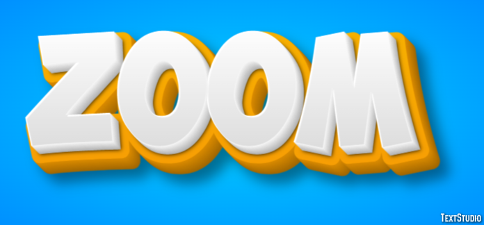 Zoom Text effect