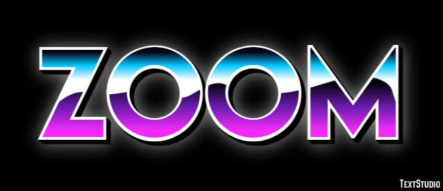 Zoom Text effect