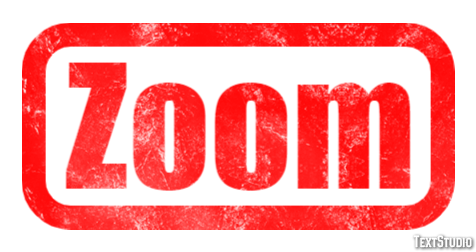 Zoom Text effect