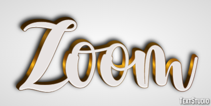 Zoom Text effect