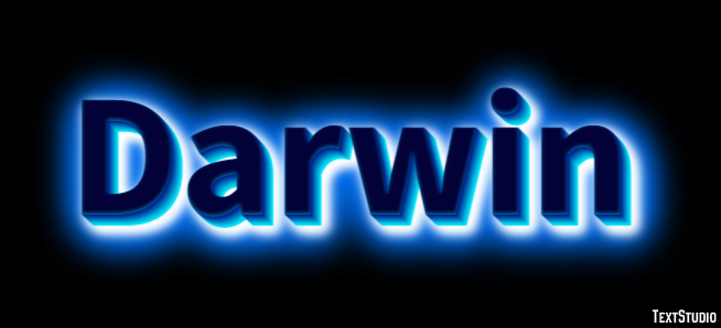Darwin Efekt tekstowy