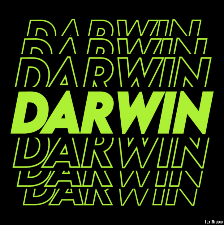 Darwin Efekt tekstowy