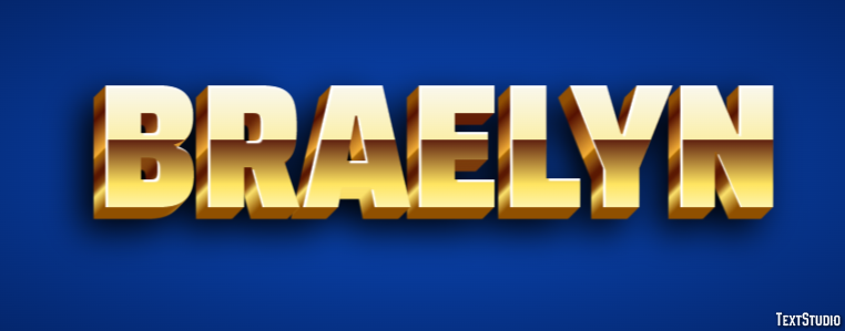 Braelyn Text Effect