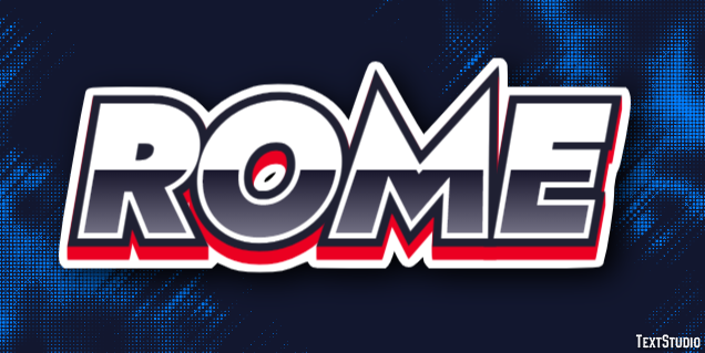 Rome Text Effect